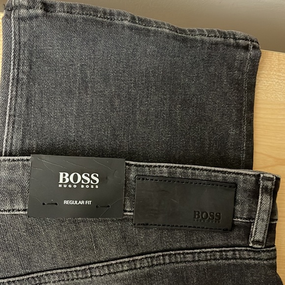 Hugo Boss Maine Charcoal Zip Fly Stretch Jeans - 40W x 32L - Picture 11 of 12